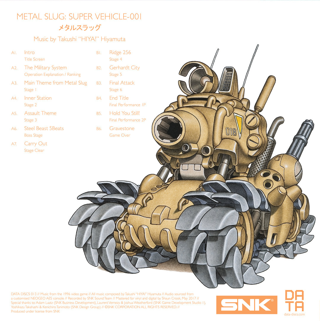 Takushi Hiyamuta - Metal Slug Vinyl Record