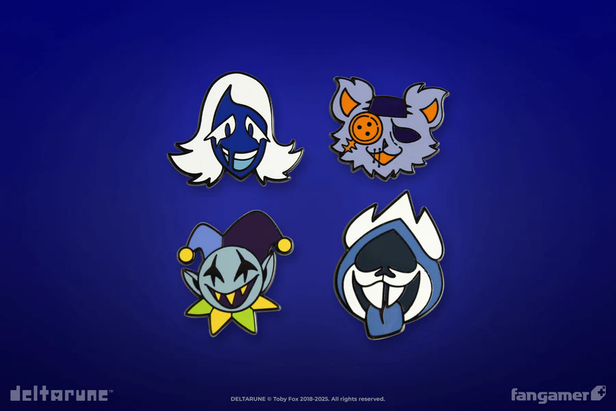 Fangamer - DELTARUNE Character Pin Set 2
