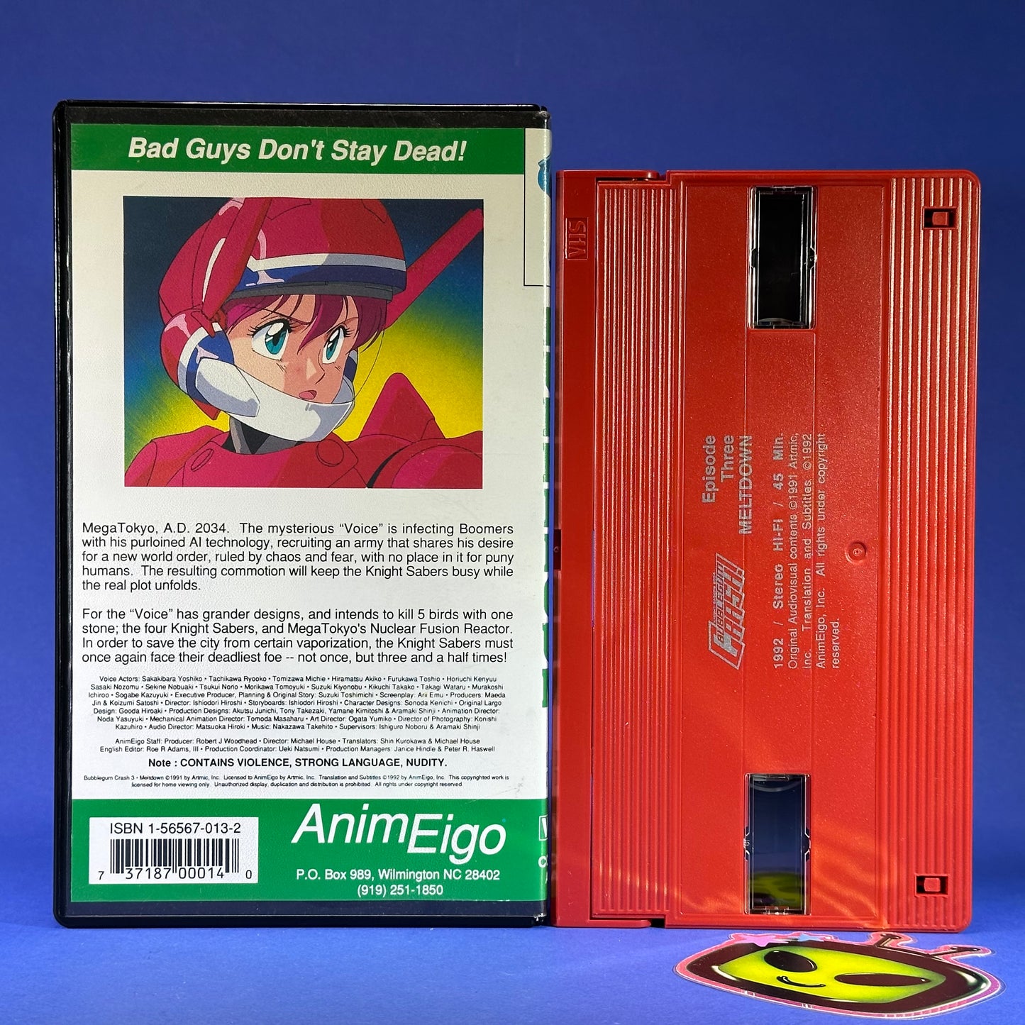 Bubblegum Crash! VHS
