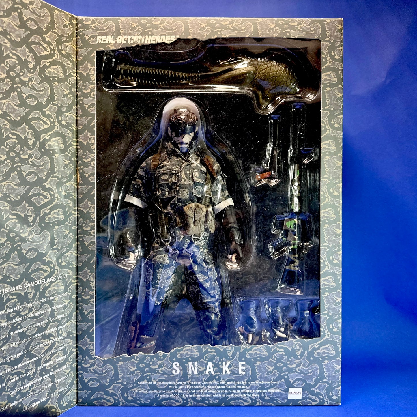 Medicom Real Action Heroes - Metal Gear Solid 3: Snake Eater Poseable Figure