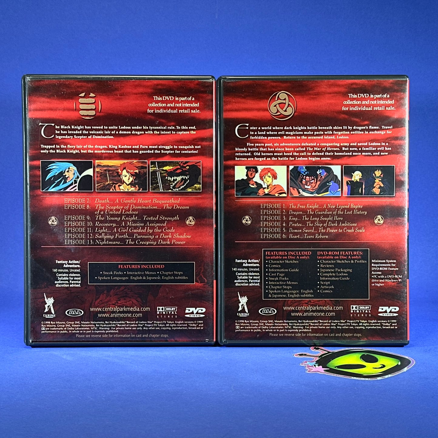 Record of Lodoss War: Chronicles of the Heroic Knight Complete Series DVD
