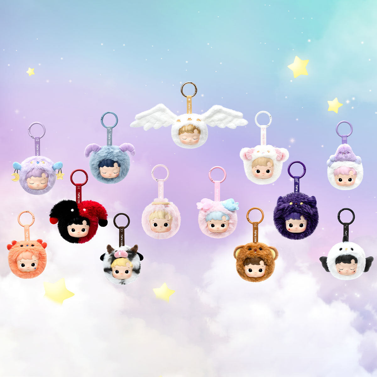 POP MART - Hacipupu: The Constellation Plush Keychains