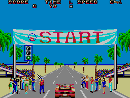 Outrun: The Two-Mega Cartridge - Sega Master System