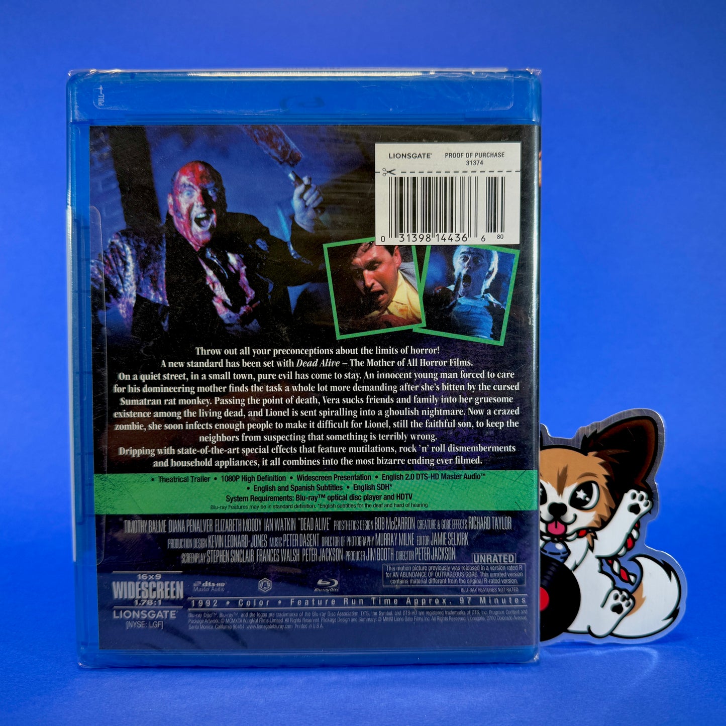 Dead Alive a.k.a Braindead (Unrated) Blu-Ray