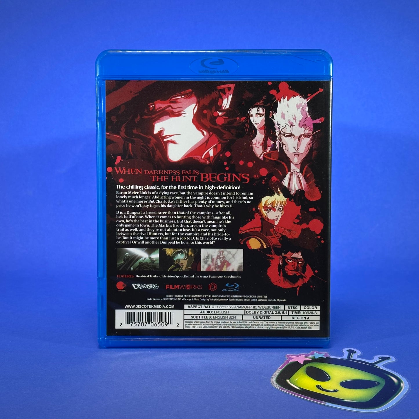 Vampire Hunter D Blu-ray