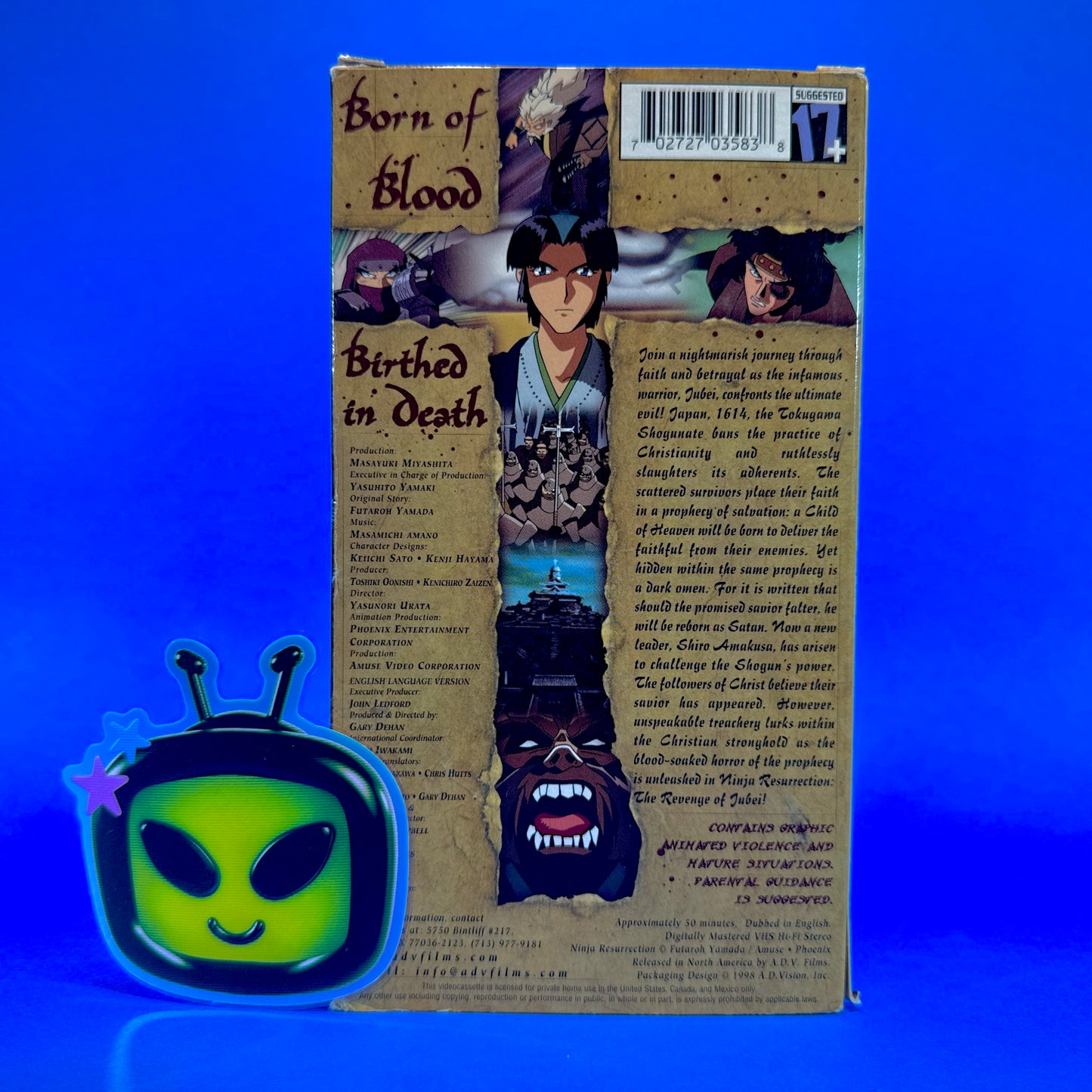Ninja Resurrection VHS