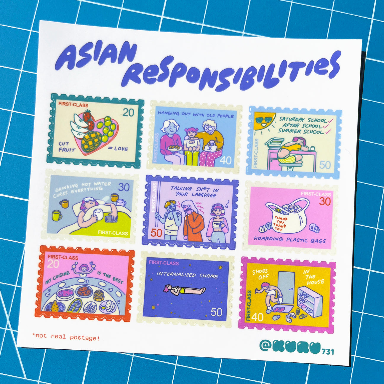 Kuru 731 - Stamp Sticker Collection