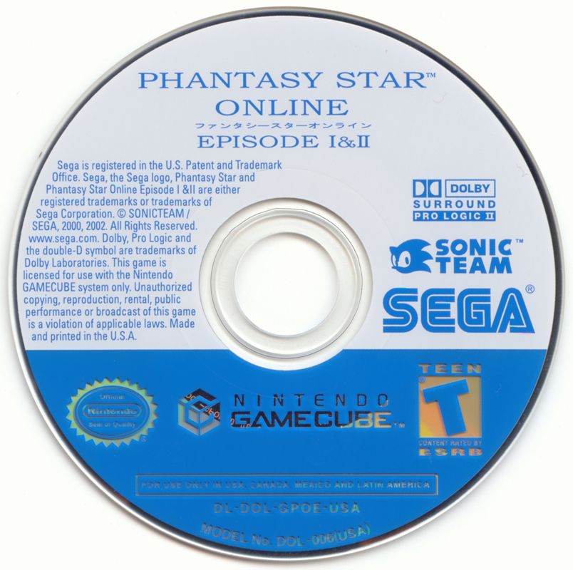 Phantasy Star Online Episode I & II – Nintendo GameCube