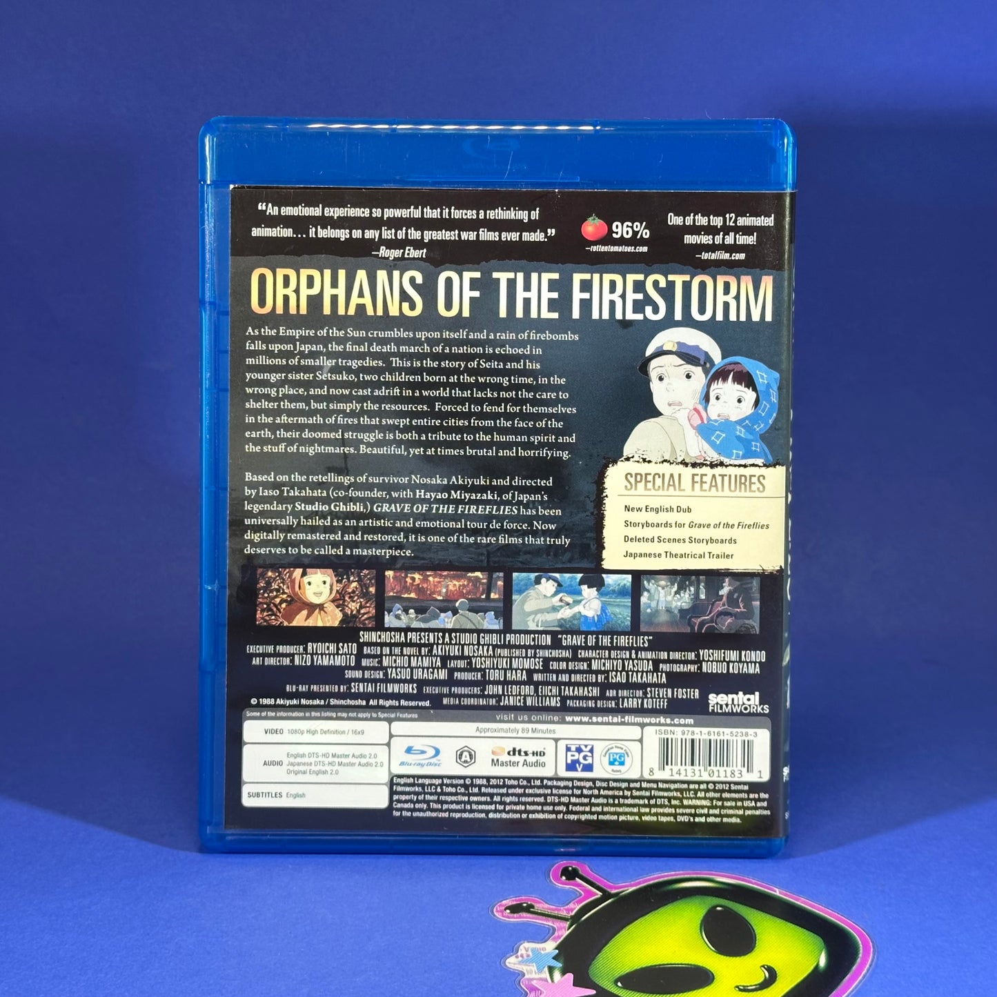 Grave of the Fireflies Remastered Edition Blu-ray