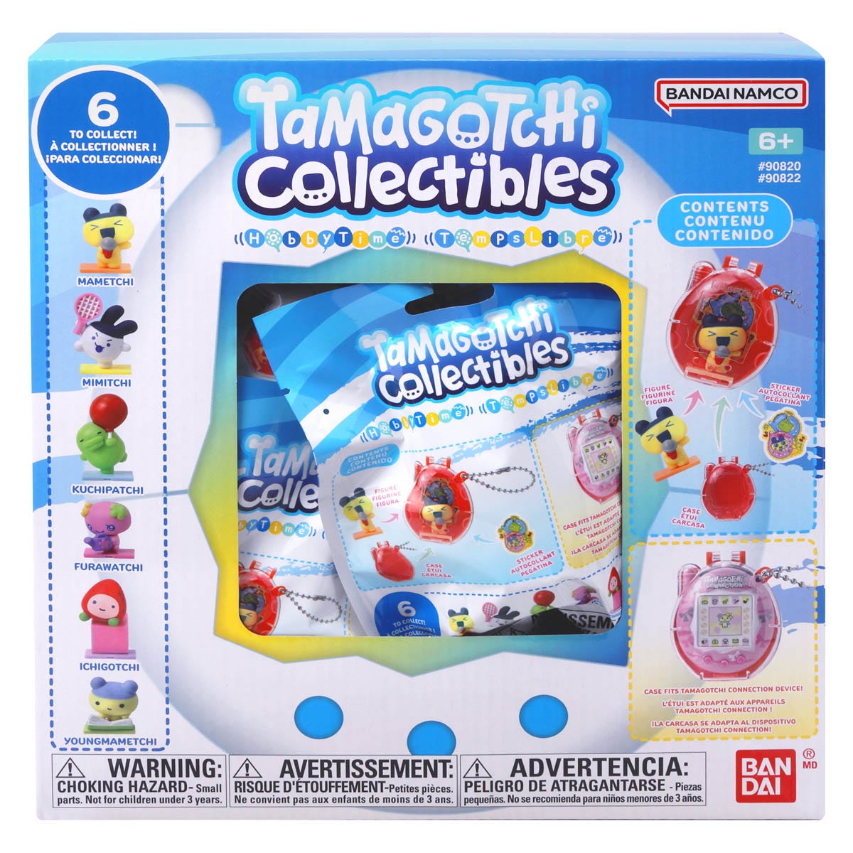 Tamagotchi Collectibles Hobby Time -Mini Figure & Case Blind Box