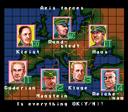 Operation Europe: Path to Victory 1939-45 - Sega Genesis