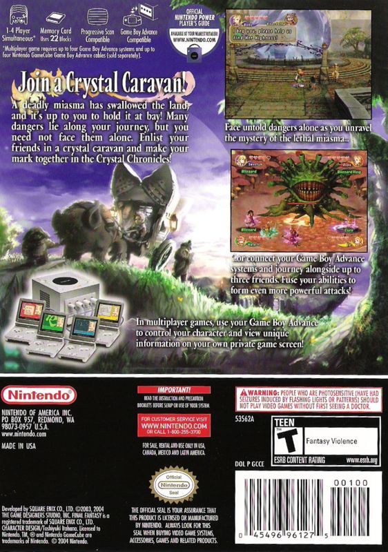 Final Fantasy Crystal Chronicles - Nintendo GameCube