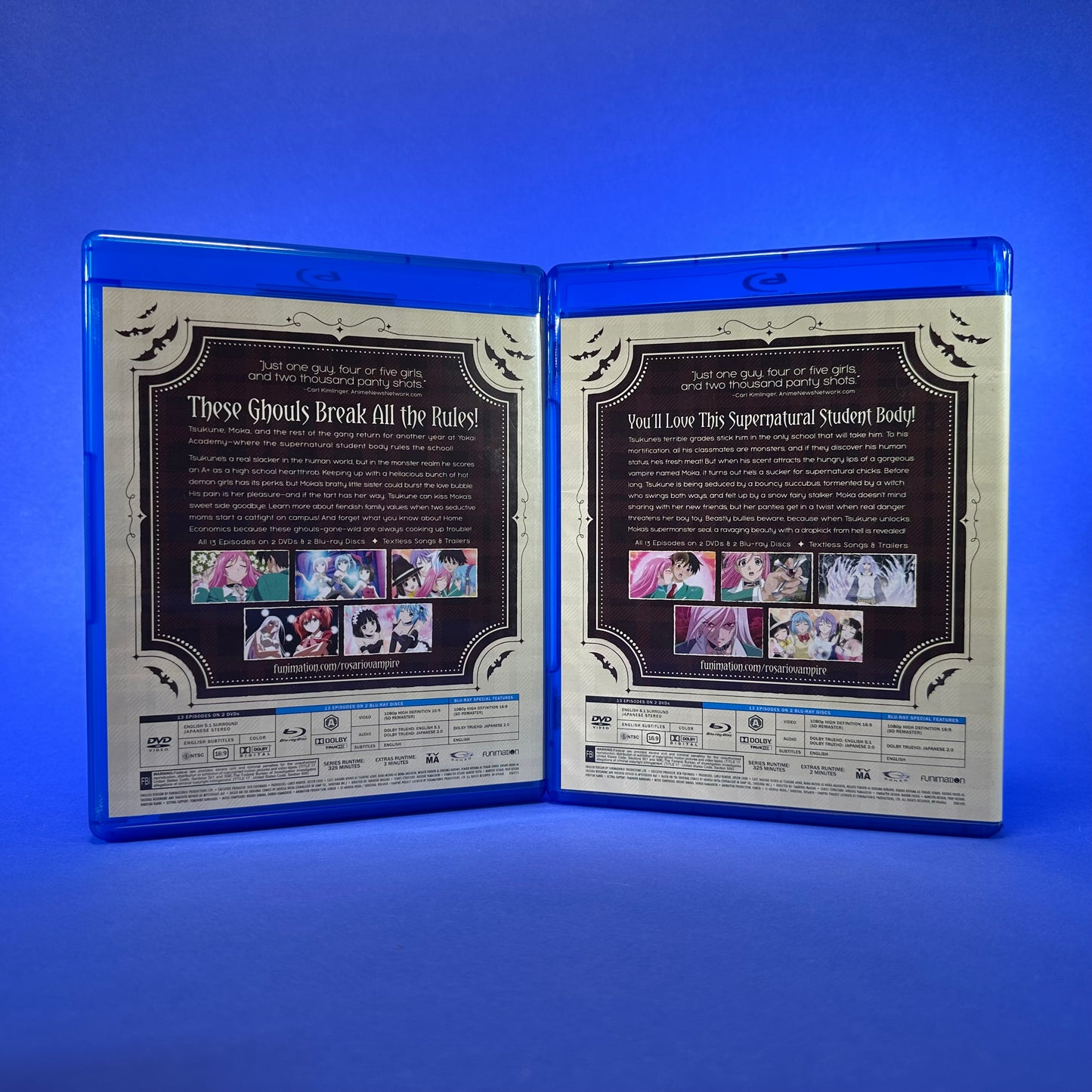 Rosario + Vampire Complete Series - Blu Ray & DVD