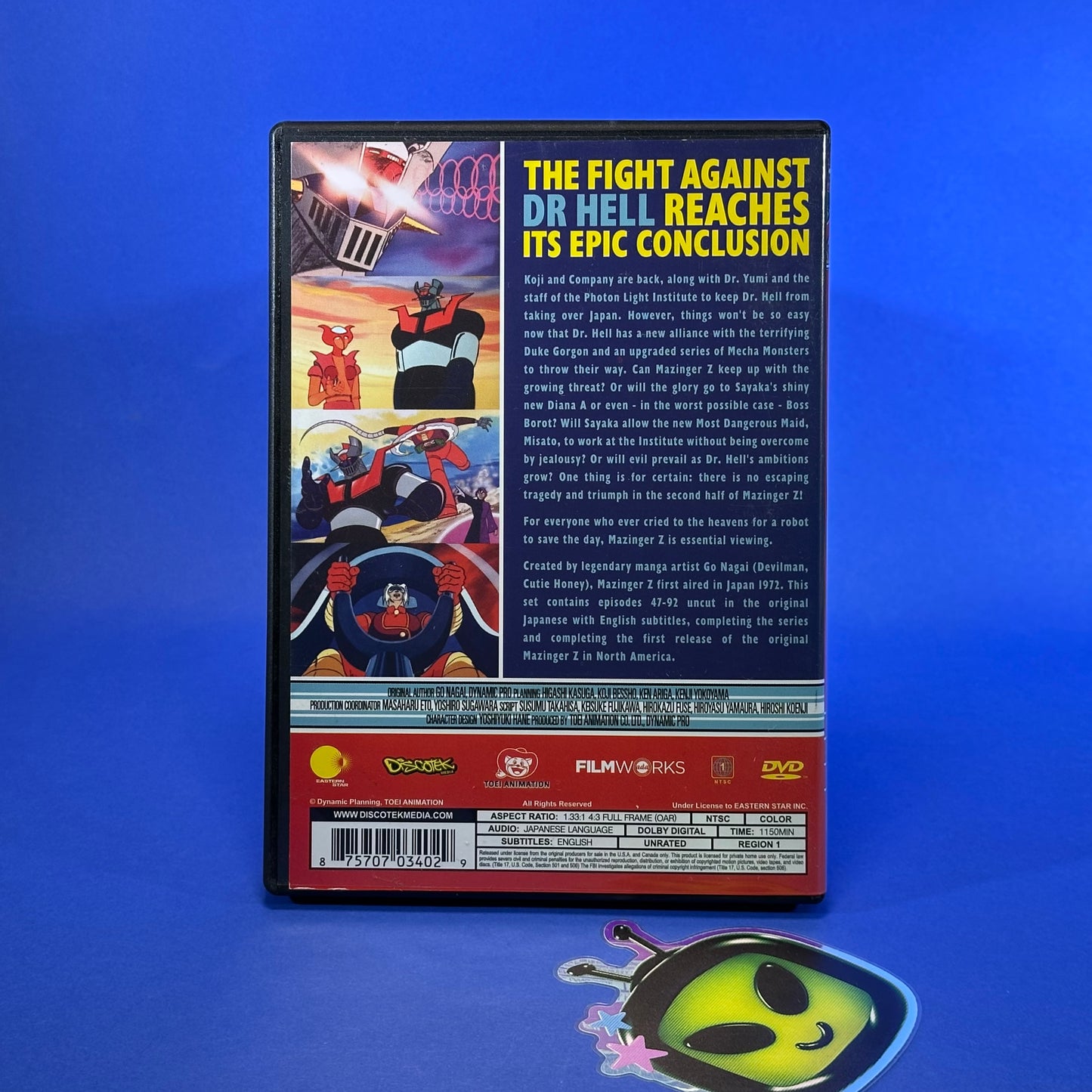 Mazinger Z - Volumes 1 and 2 DVD Set