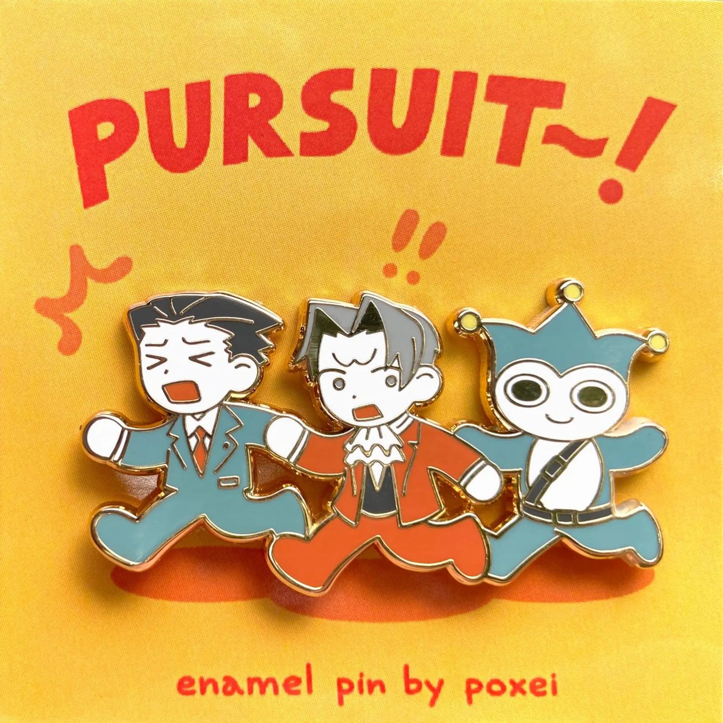 Poxei - Pursuit~! Attorney Enamel Pin