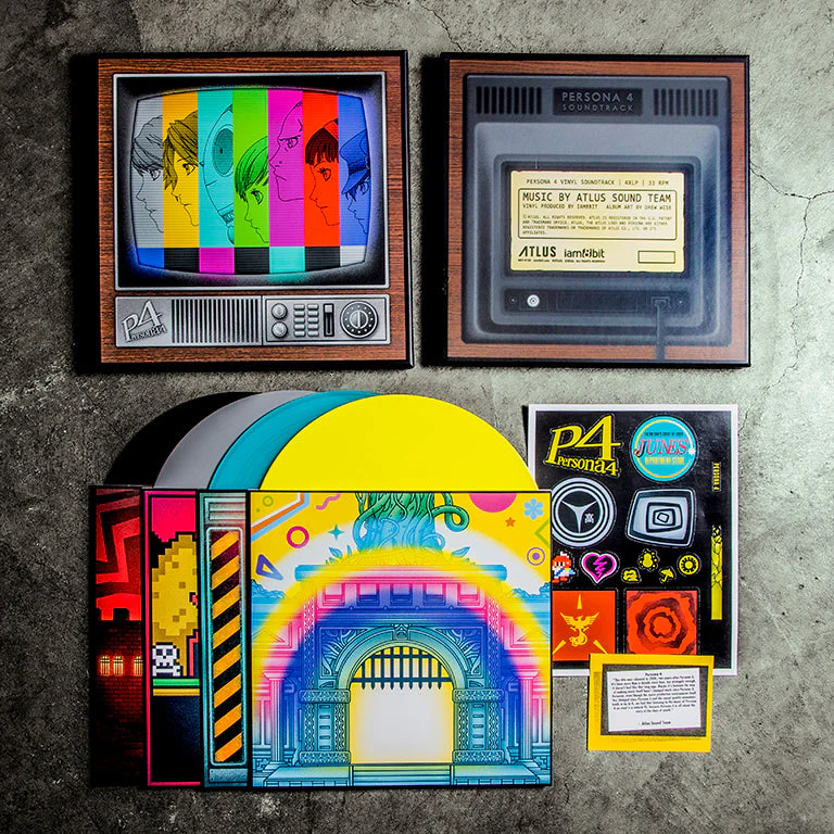 P4 Persona 4 Vinyl Record Box Set