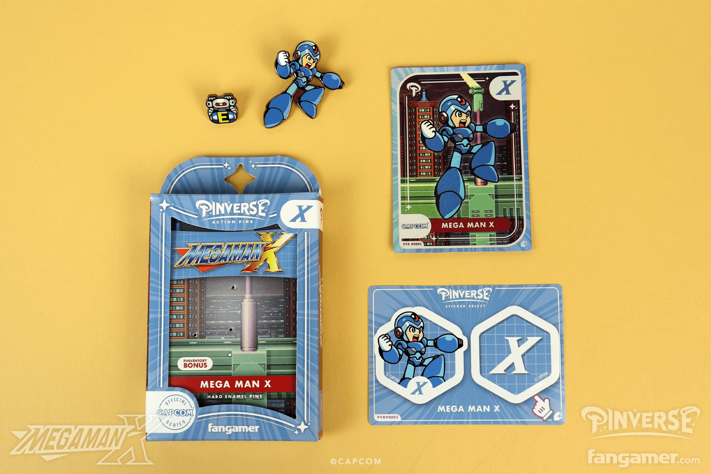 Mega Man X Pin Pack Enamel Pin Set