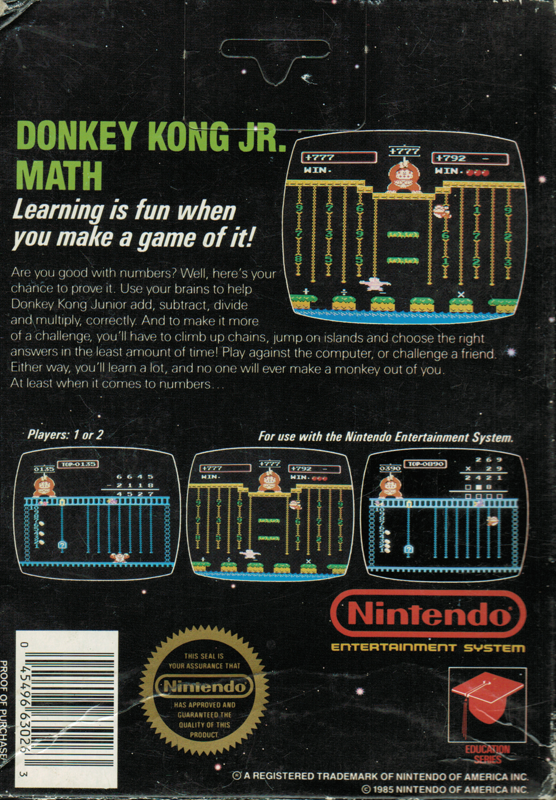 Donkey Kong Jr. Math - NES