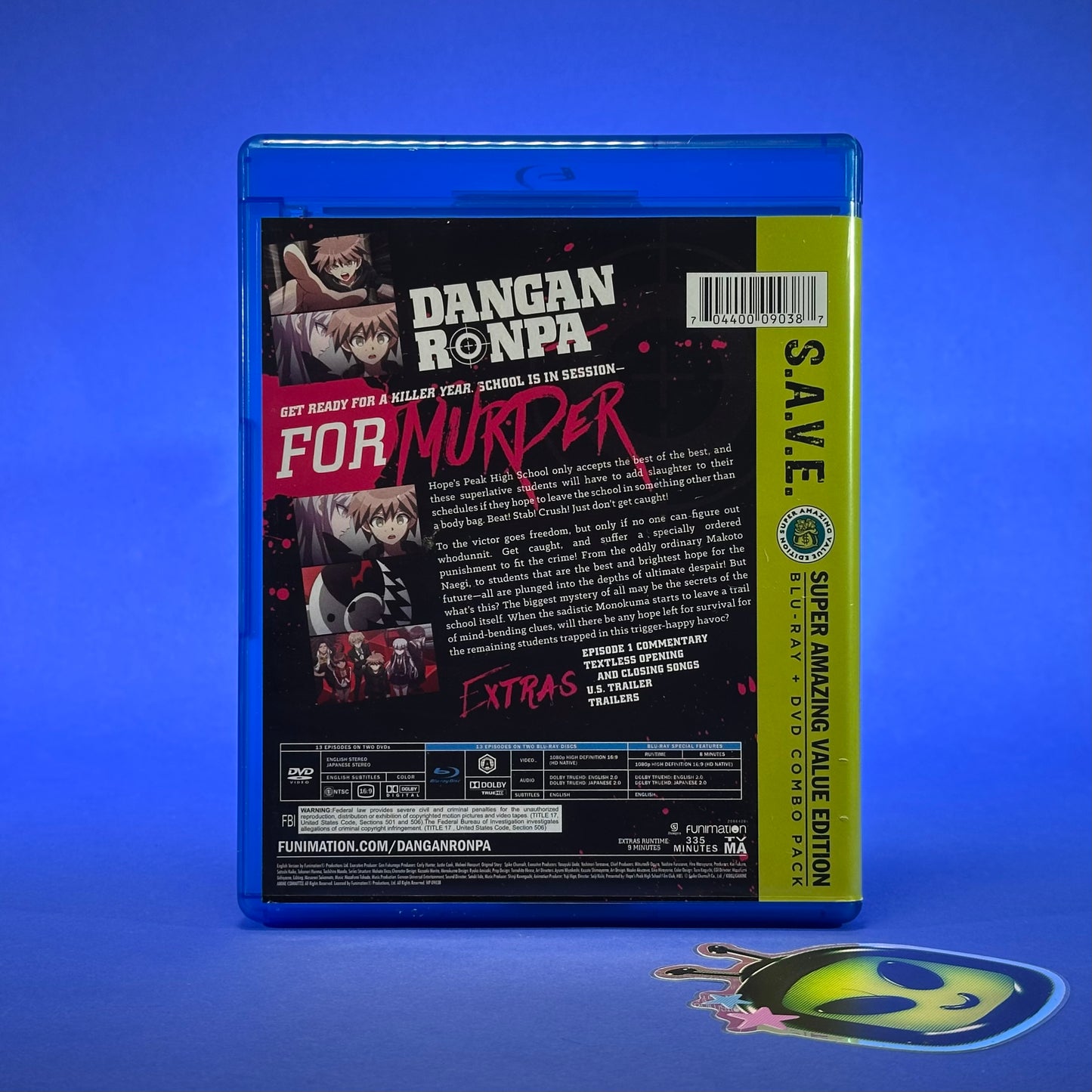 Danganronpa The Animated Series Season 1 Blu-ray