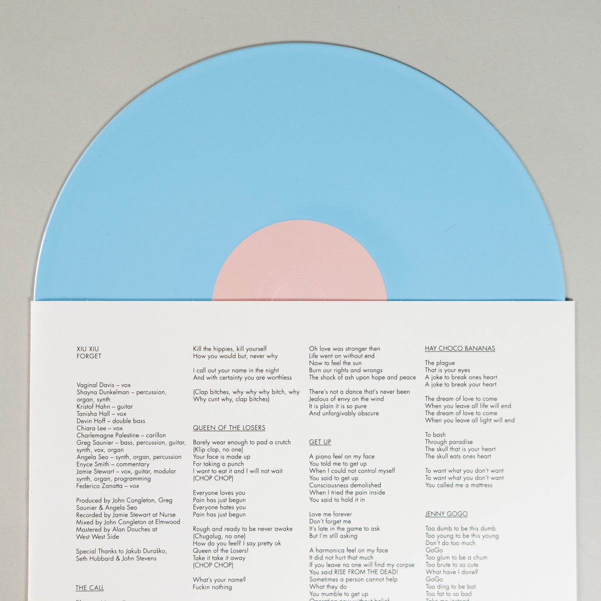 Xiu Xiu - FORGET Vinyl Record