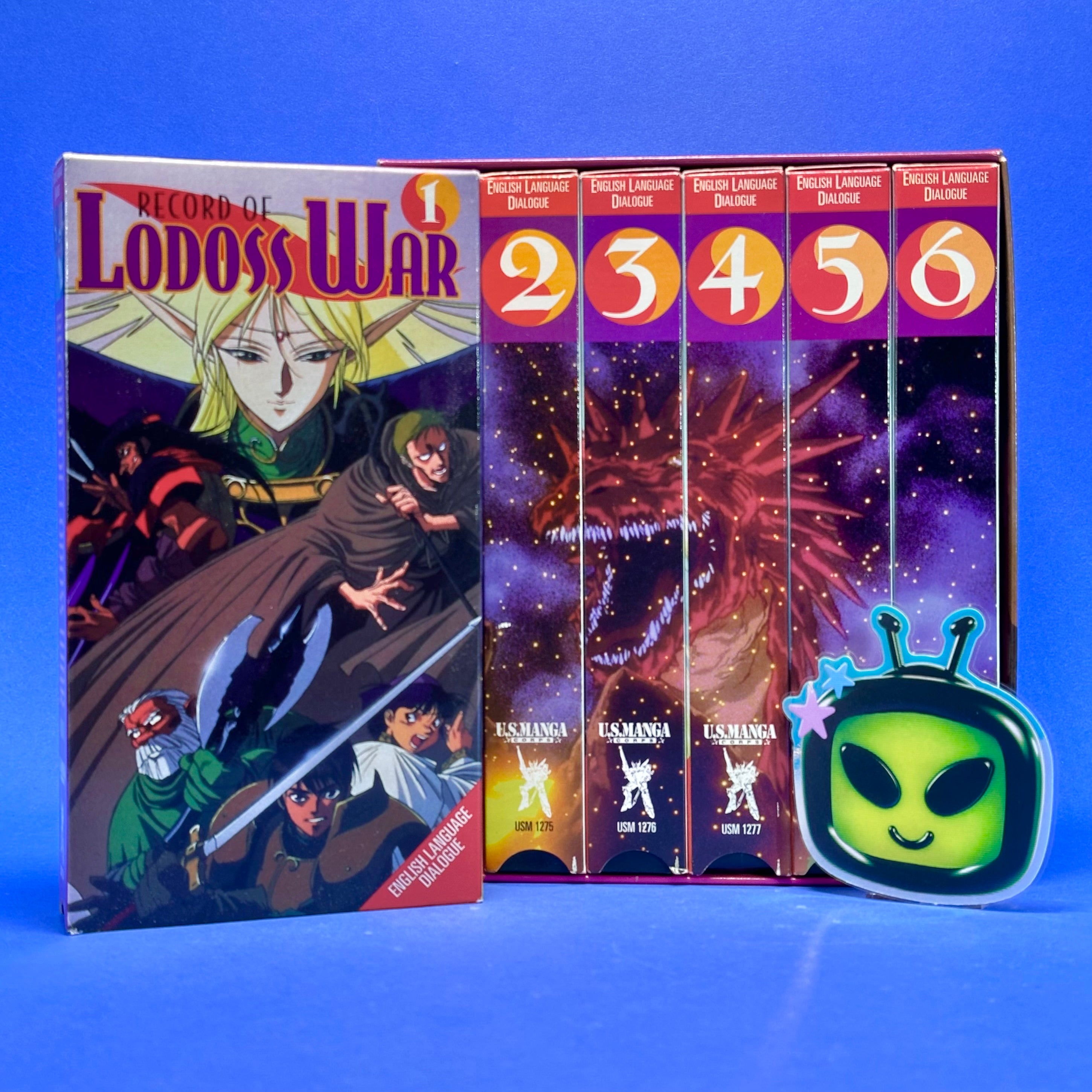 Record of Lodoss War (OVA) - English Dub VHS – HiFi LoFi