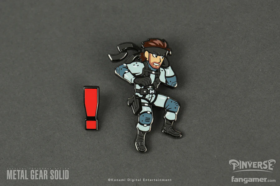 Metal Gear Solid - Solid Snake Enamel Pin Set