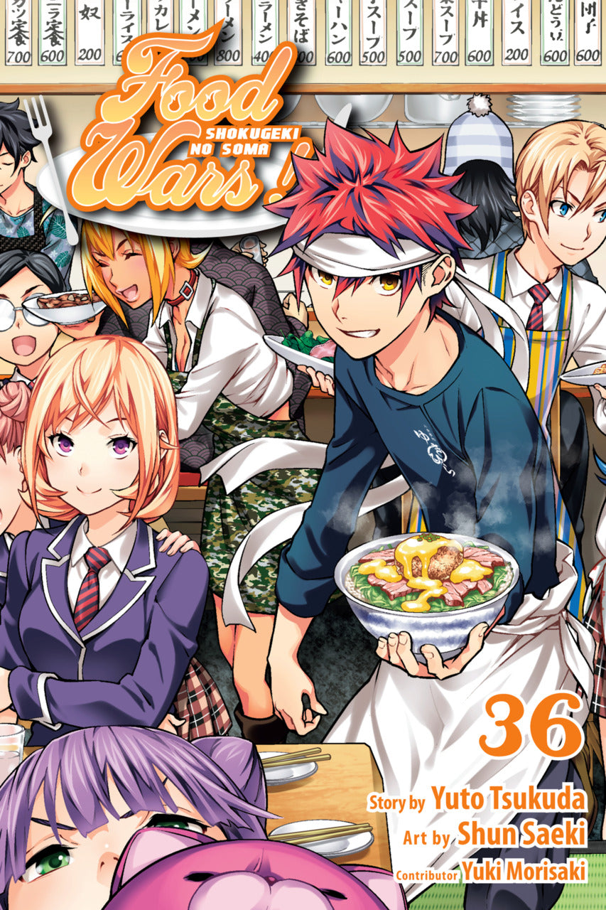 Yūto Tsukuda & Shun Saeki - Food Wars Manga