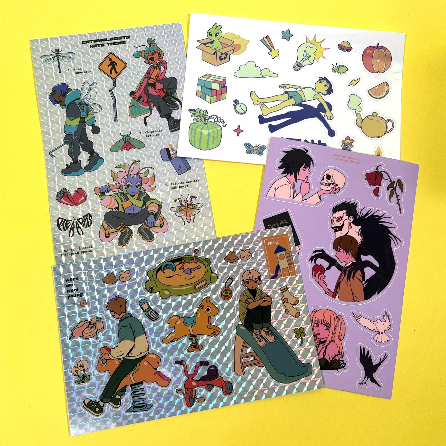 Poxei - Sticker Sheets