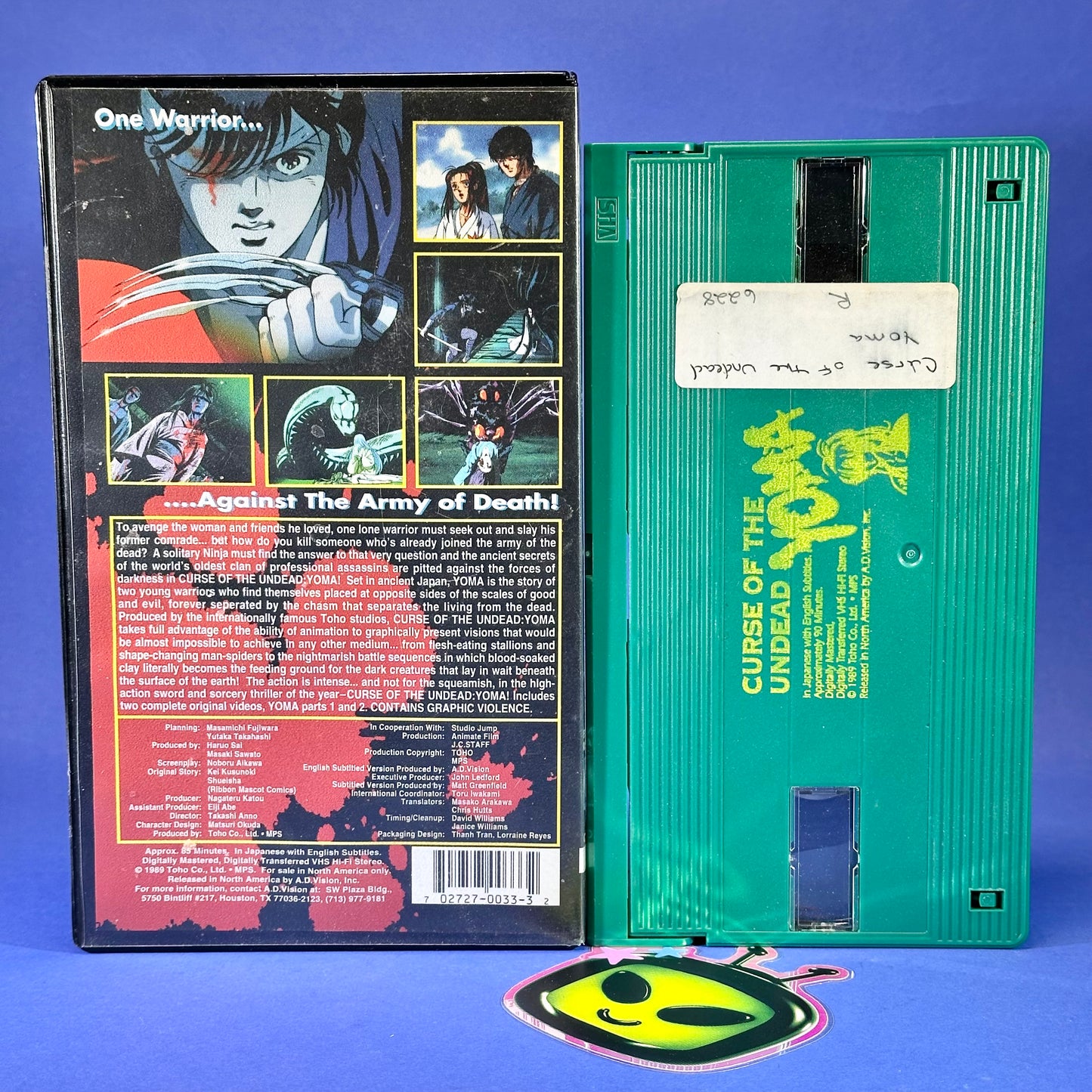 Curse of the Undead Yoma VHS