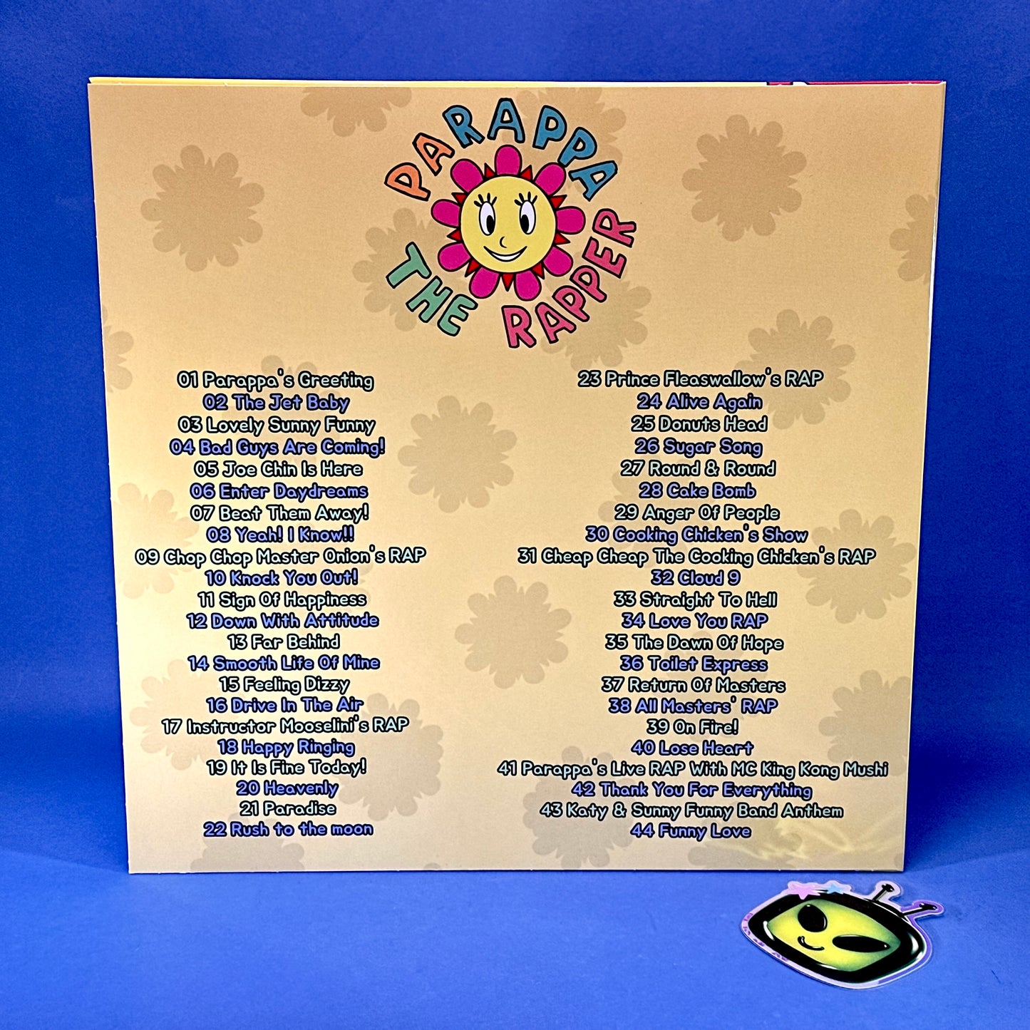 PaRappa The Rapper Soundtrack Vinyl Record
