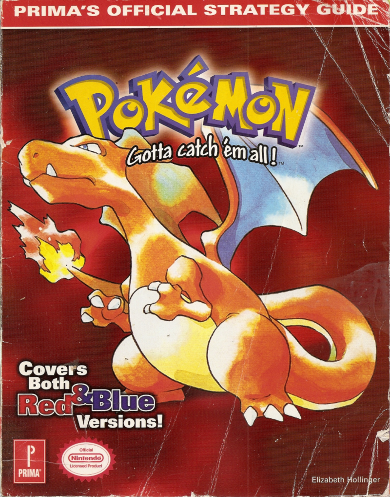 Prima - Pokemon Red & Blue Official Strategy Guide - Red Cover