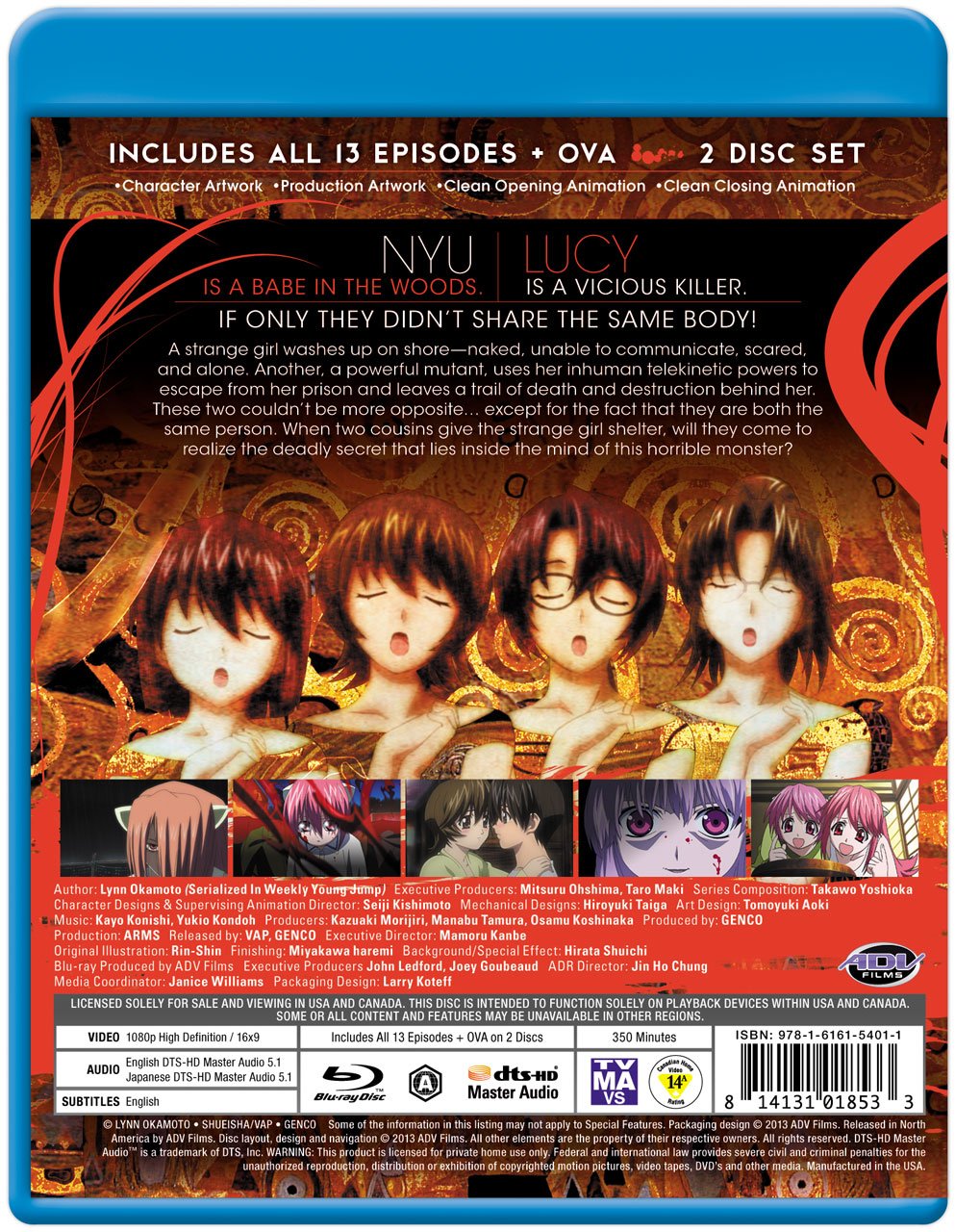 Elfen Lied - Complete TV + OVA Blu-ray