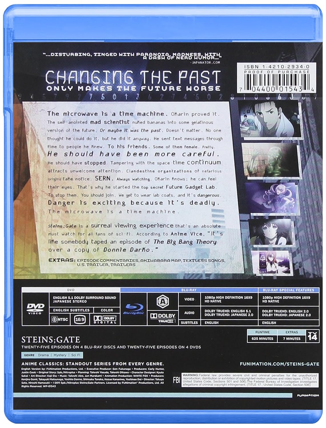 Steins;Gate - Blu-ray & DVD