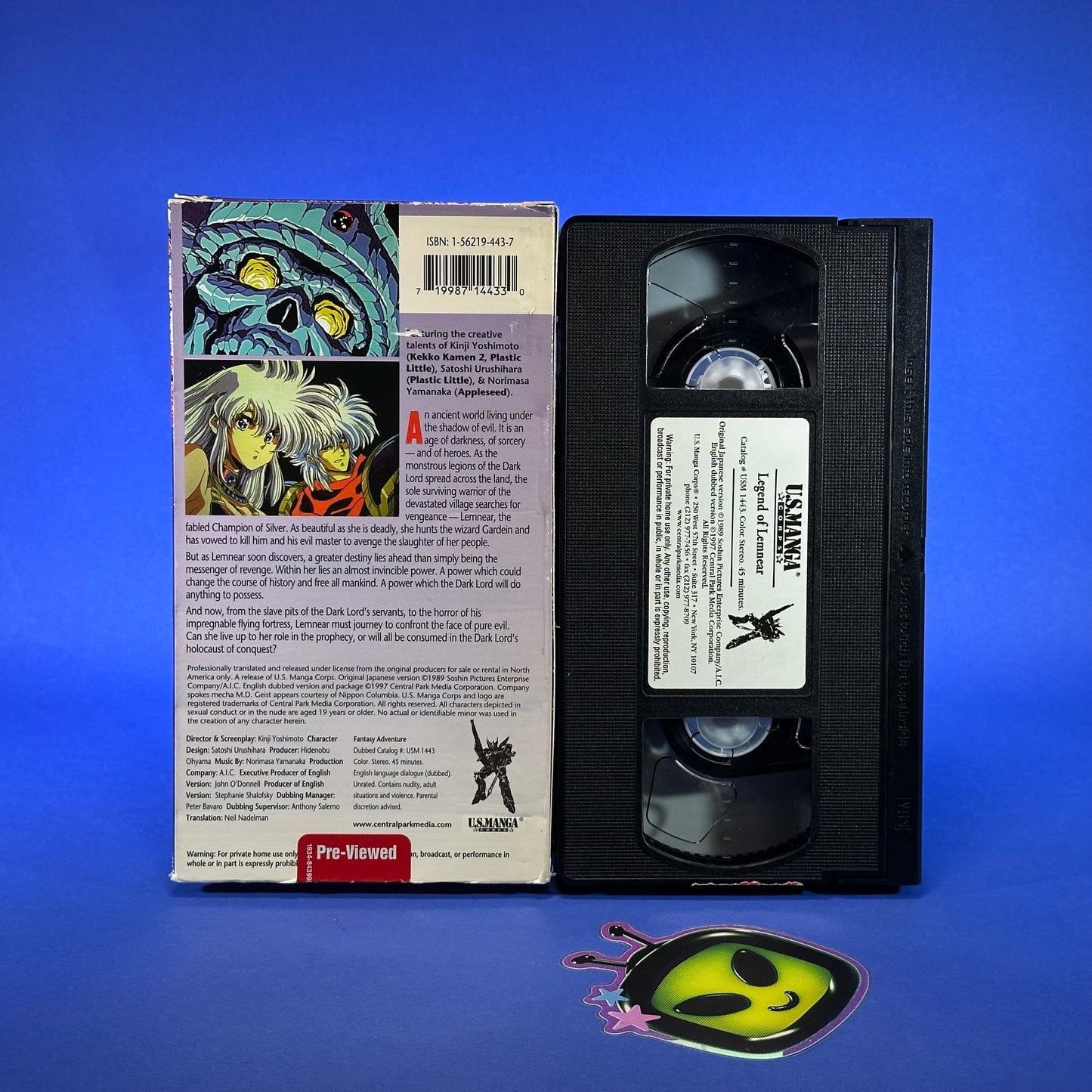 Legend of Lemnear VHS