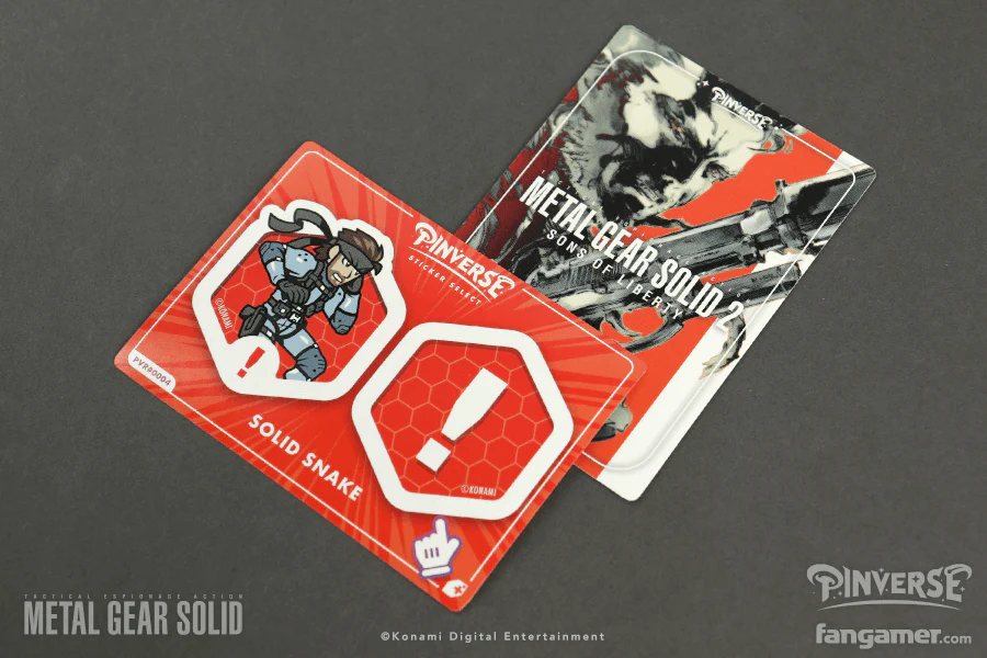 Metal Gear Solid - Solid Snake Enamel Pin Set