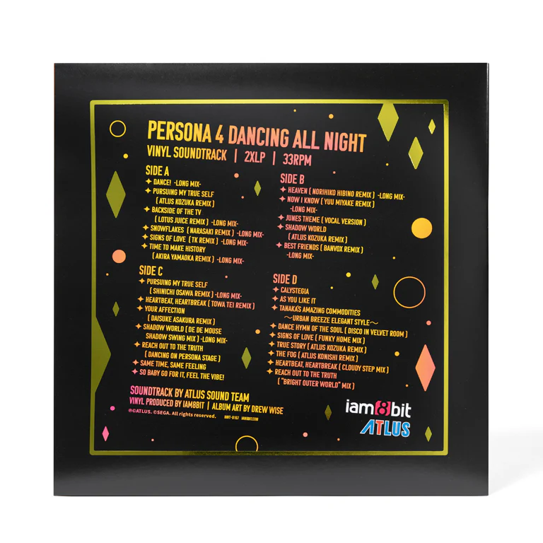 Atlus Sound Team - Persona 4: Dancing All Night Vinyl Record