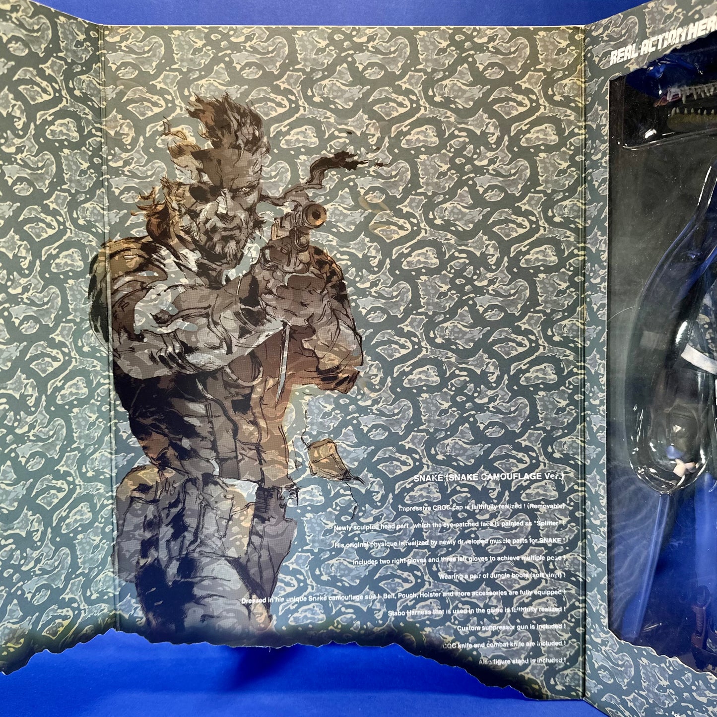 Medicom Real Action Heroes - Metal Gear Solid 3: Snake Eater Poseable Figure