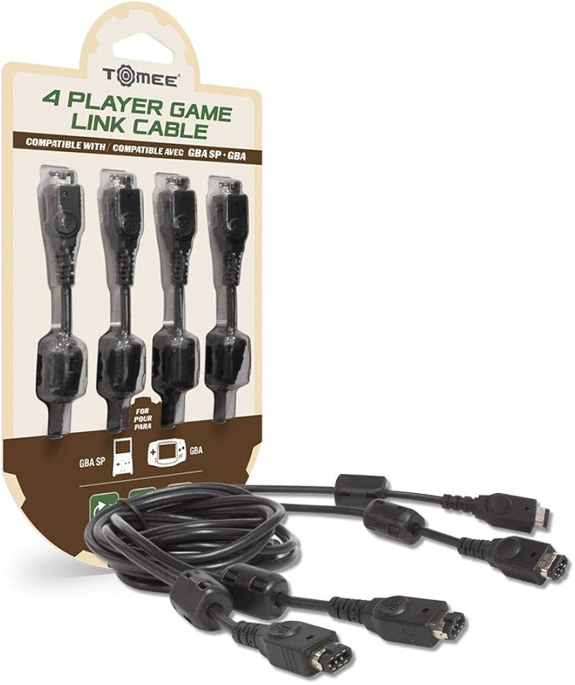 Tomee - GBA/ GBA SP 4 player game link cable