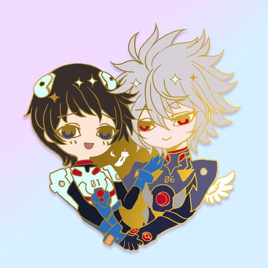 Rozarria - EVA Pilot Enamel Pins