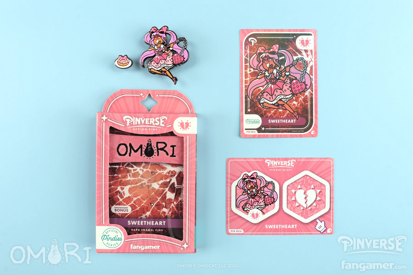 Omori - Sweetheart Enamel Pin Set