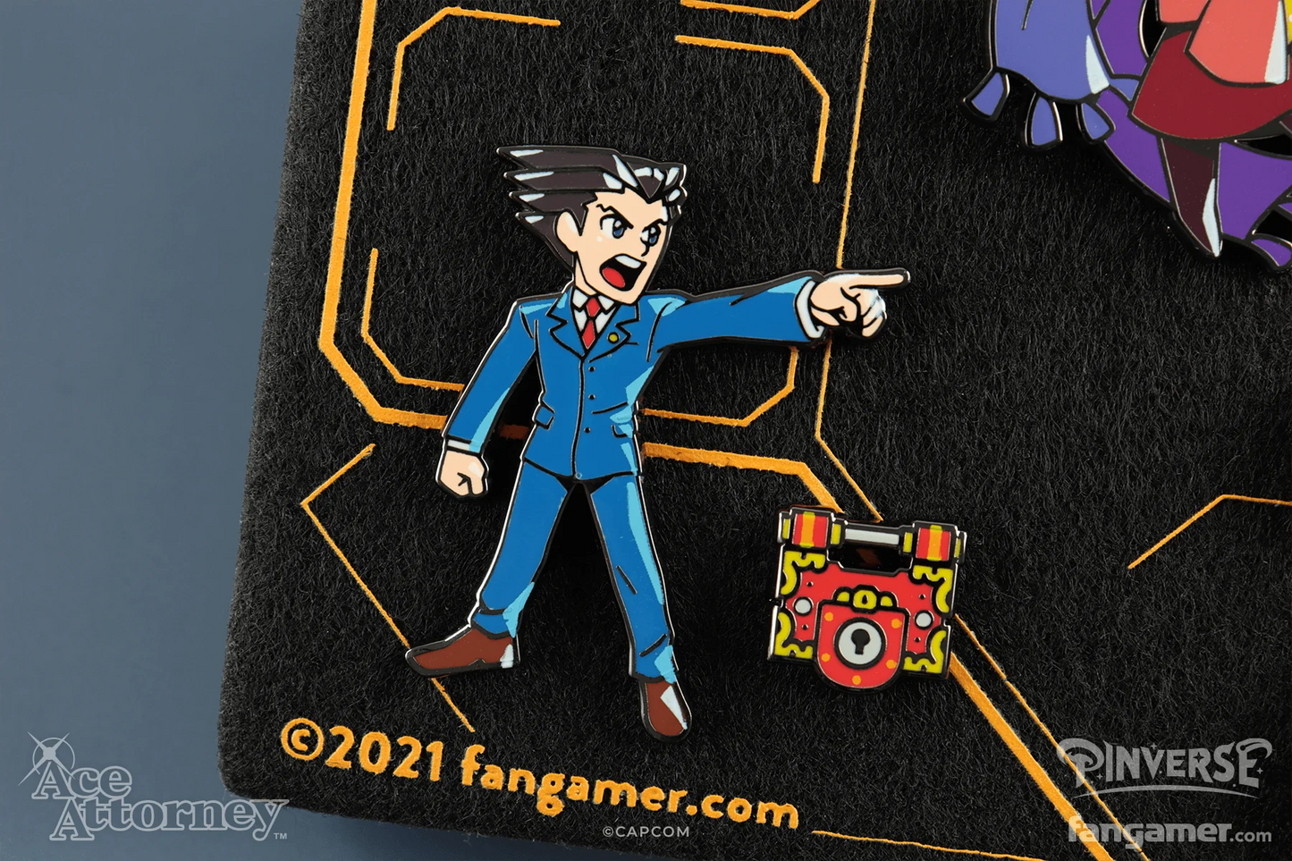 Ace Attorney - Phoenix Wright Enamel Pin Set
