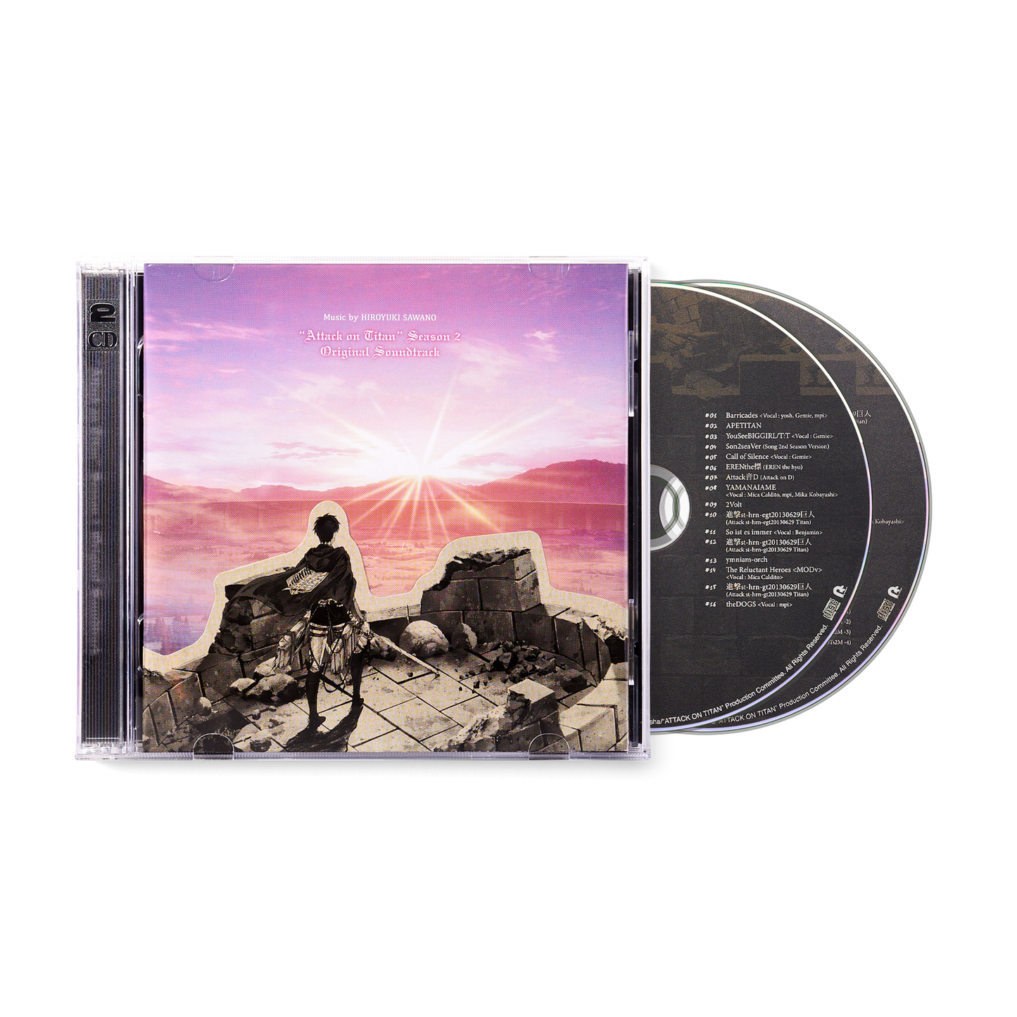 Hiroyuki Sawano - Attack on Titan Season 2 Soundtrack CD