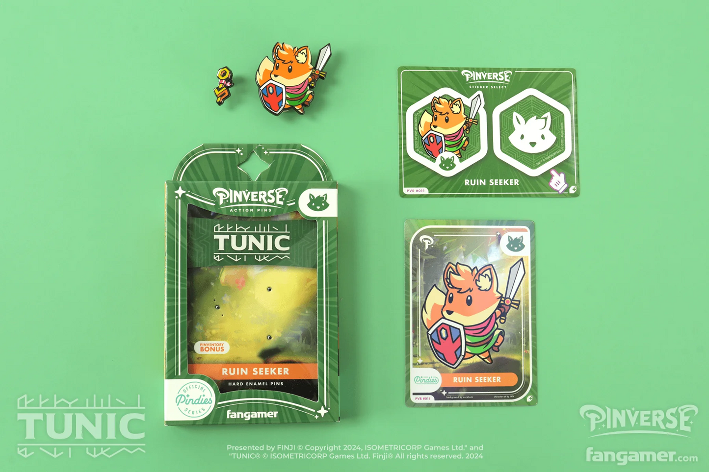 Tunic - Ruin Seeker Enamel Pin Set