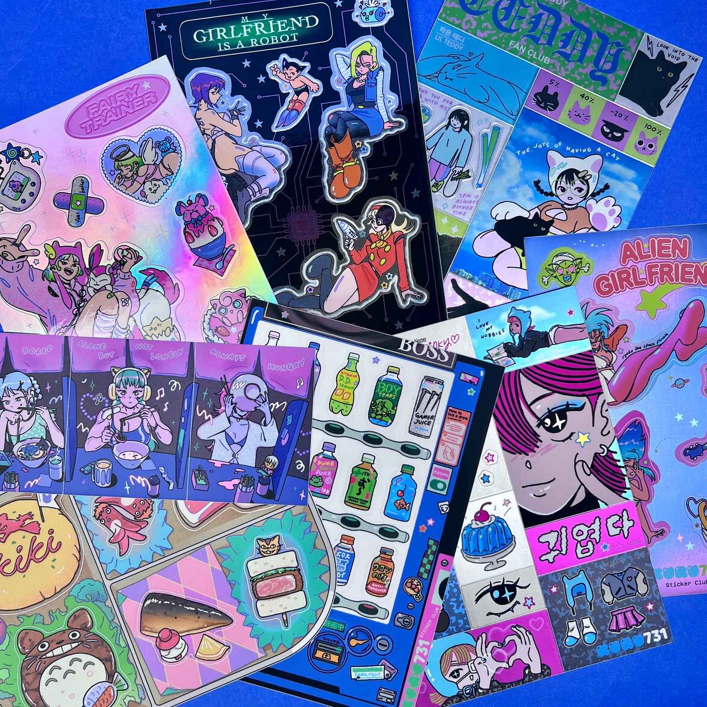 Kuru 731 - My Anime Girlfriend Sticker Collection