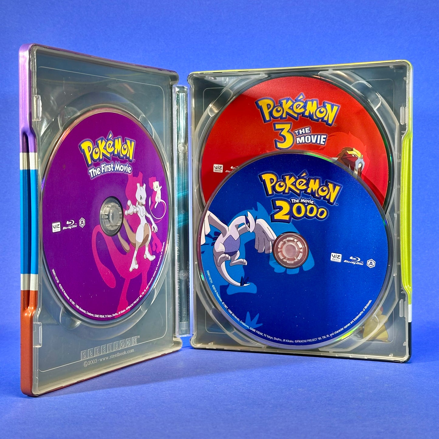Pokemon Movie Trilogy Limited Edition Steelbook Blu-ray