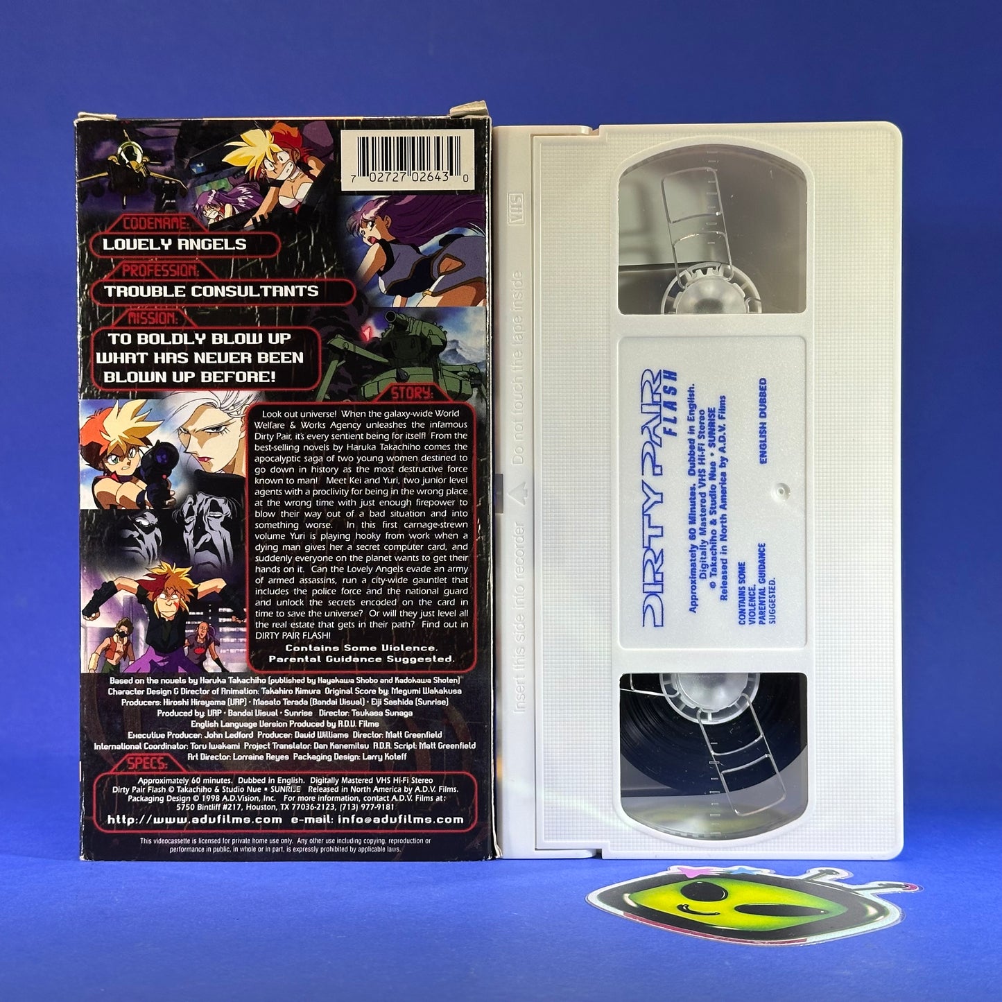 Dirty Pair Flash VHS