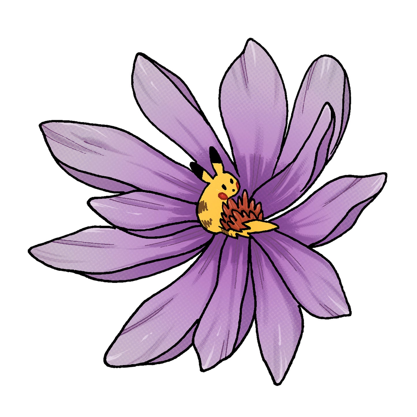 knife.knight - Peony Sticker