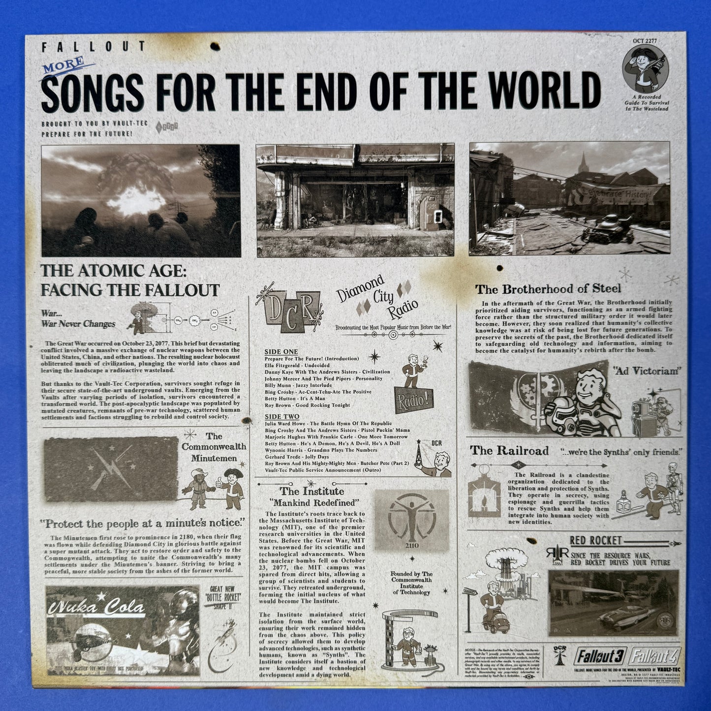 Fallout - More Songs For The End Of The World Vinyl Record