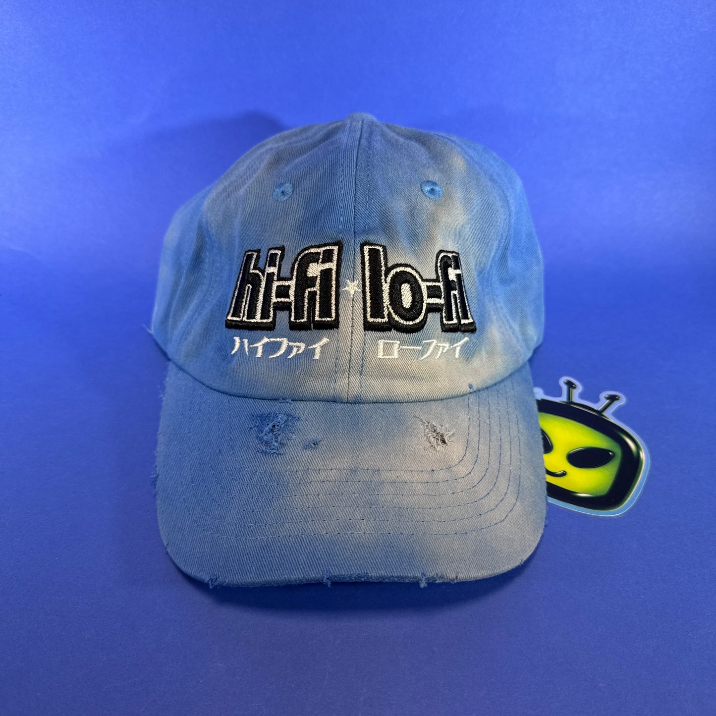 Hifi Lofi V2 Distressed Baseball Cap