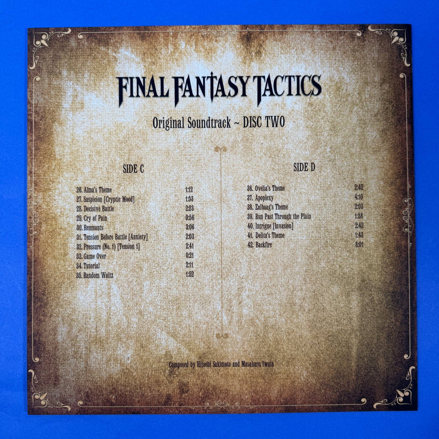 FF Tactics Vinyl Record Boxset